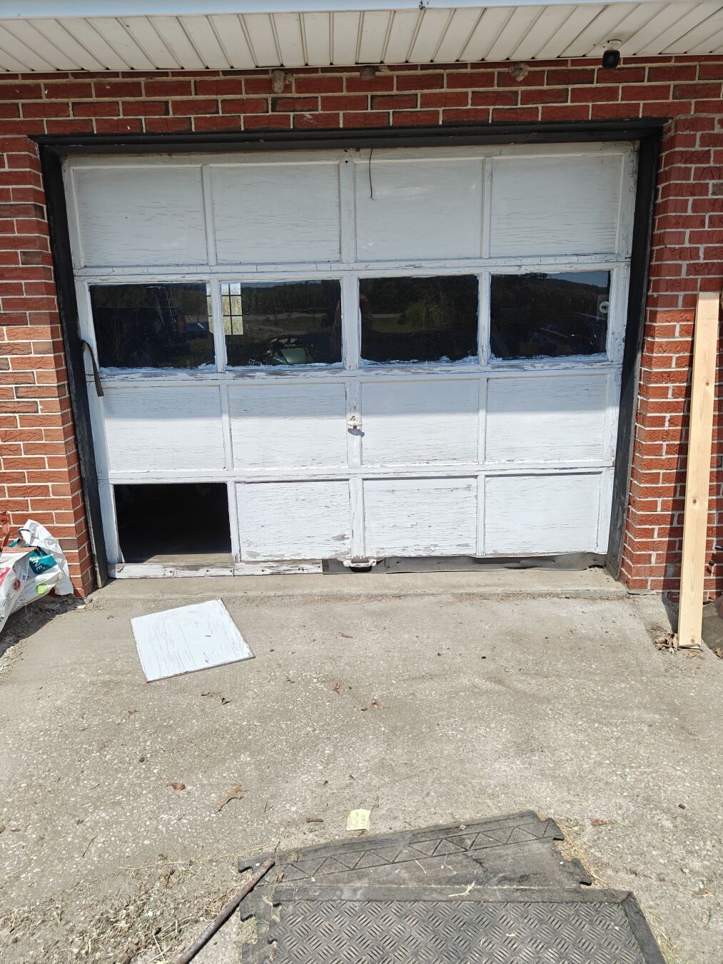 Old garage door